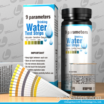 Wasserteststreifen 9 Parameter Wassertestkit